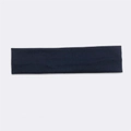 Dark blue athletic sweatband for running and outdoor sports, high-quality cotton fabric - Navy Blue
