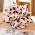 Succulent plush pillow with cow pattern print, soft stuffed plant shaped decorative cushion - Brown Cow Print