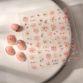 Funkelnde Feuerwerk-Nagelaufkleber mit Strasssteinen für DIY 3D-Nagelkunst-Deko - Buntes Feuerwerk (CO-209)