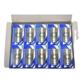 Men's beard grooming set featuring 10-pack stainless steel blades in blue and white packaging - 10-Pack Beard Blades