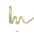 Nastro metallico dorato da 10 mm per decorazioni natalizie fai da te e regali - 1cm*25 Yards / Oro