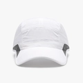 Cappellino da baseball bianco ad asciugatura rapida con mesh traspirante e patchwork grigio - Regolabile / Bianco