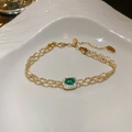 No.33 Gold Square Bracelet