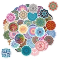 Bunte Mandala-Sticker Set für Laptops und Flaschen mit farbenfrohen geometrischen Mustern - Mandala (TT094WSP)