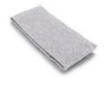 Bandeau en tricot côtelé gris pour le sport et le maquillage, texture douce - Gris clair