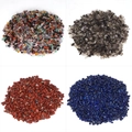 Bunte sortierte Glassplitter für DIY-Bastelarbeiten und Schmuckherstellung-Zubehör - 100g pro Beutel / Roter Jaspis