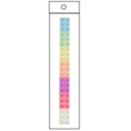 Stackable bear highlighter pens in pastel colors packed in a transparent plastic bag - Individual Bag / Solid Square Style
