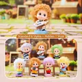 Cartoon music band fridge magnet blind box set with 7 unique colorful plush hair dolls - M421 Afro Band Box 6 / Full Box Set