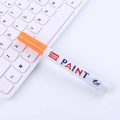 Orange paint marker pen with 2.8mm tip for tire repair and DIY art graffiti - Orange