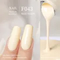 Vernis gel végétal jaune fromage F043 avec finitions mates et brillantes - F043 Jaune Fromage