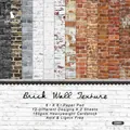 24 sheets of 6-inch vintage brick texture background paper for DIY scrapbooking - 23001 24 Images