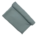 Elegant pleated satin chiffon scarf in dusty blue color with soft texture - 180*70cm / Greyish Blue (27#)