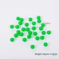 Green 0.6cm resin bead for DIY dessert crafts and dollhouse tea accessories - 0.6cm / Green