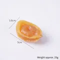 Realistic PVC fake abalone food model 5cm length for photography and display props - Light Moist Abalone - No Buckle