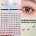 Faux cils inférieurs Wild Cat en 3 sections avec bande ronde transparente de 0,05 mm - Cils Inférieurs Grande Capacité Petit Chat Sauvage