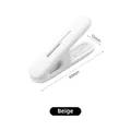 Mollette per bucato bianco crema in plastica antivento, lunghezza 60 mm, resistenti - Bianco Sporco