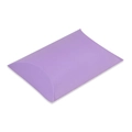 Elegant purple paper pillow box for wedding candy and small jewelry gift packaging - Purple
