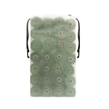 Pack of green dog waste bags in frosted drawstring pouch, eco-friendly pet poop bags for daily use. - Frosted Storage Bag Style / 28 Rolls (Thickened Frosted Bag) / Green With Black Bone Pattern