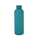 Insulated stainless steel sports water bottle with cyan blue matte finish - 500ml / Glass Green