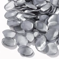 Silky silver decorative flower petals for weddings and parties with metallic finish - Silver (7)