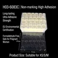 Strong adhesive transparent nail jelly glue sheets for XS S M size press-on nails - Clear