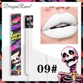 Lucidalabbra bianco opaco tonalità 09 per trucco Halloween con confezione gotica teschio - Bianco (09#)