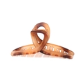 Frosted amber gradient shark hair claw clip for thick hair with matte resin finish - 13cm Jelly Cross - Tortoise Shell Color / Bulk (No Packaging)