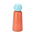 Gourde isotherme 350ml en acier inoxydable avec corps orange et bouchon bleu - Bleu & Orange