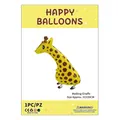 Inflatable giraffe walking balloon 91x39cm with spot pattern for kids birthday parties - Walking Giraffe