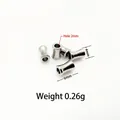 Perline distanziatrici a clessidra in acciaio inossidabile per gioielli fai da te - Acciaio Inossidabile 4x6mm Foro 2mm