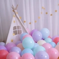 Pastel macaron latex balloons set with colorful pink blue and purple party decorations - Special Price Drop - 10-inch Medium Balloons (22 Pieces) Macaron Mixed Colors - A Must-have Choice