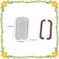 Kerosene lamp resin silicone mold with handle and red finished DIY light sample - Handle Large / Silicone Mold