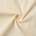 Close-up of beige cotton linen fabric showing natural texture and breathable weave - S / Apricot