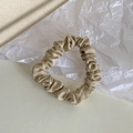 Coletero elegante de satén oro champán con acabado de seda y detalles de pliegues - 1# Caqui