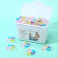Five-in-one multi-color laundry pods in a white storage box with lingering scent - 6-Chamber Cat Head 50 Capsules Boxed