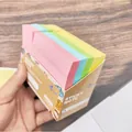 Notas adhesivas fluorescentes de 3x3 pulgadas en cuatro colores con caja de papel - 900 Hojas Macaron (En Caja)