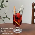 Copa de vino caliente de invierno, 300ml de capacidad, 15cm de alto y 7,3cm - Alto - 300ml
