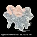 Stampo in silicone a fiocco in tre dimensioni per artigianato fai da te con misure - Stile Fiocco 2 (16688)
