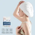 Single-pack disposable hair drying cap with thickened honeycomb texture and quick-dry fabric - Hair Drying Cap