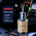 Smart car diffuser in deep blue finish, 160ml ocean scent mist spray for luxury vehicle interior - Ocean
