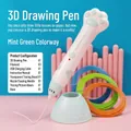 Kit de bolígrafo de impresión 3D garra de gato verde menta para niños y filamento - Forma de Garra de Gato / Edición Garra de Gato - Verde Menta