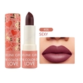 Rossetto opaco impermeabile tonalità #06 Sexy con elegante finitura viola bacca - #06 Sexy (s022love唇膏06)