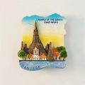 3D resin fridge magnet featuring Bangkok Wat Arun Temple of the Dawn architecture - Bangkok Thailand