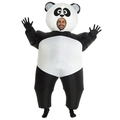 Funny inflatable panda costume for adults in classic black and white for party events - Panda Black Shoulder / One Size