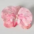 Testa di fiore di orchidea artificiale rosa con petali macchiati per decorazioni - Pellicola 3D Rosa Bellezza (Grande)