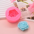 3D rose flower silicone mold for fondant cakes and soaps with realistic petal texture - Rose Flower Style (208#)