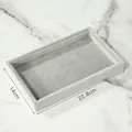 Small Empty Tray Ice Grey