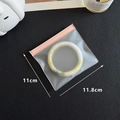 Frosted pink EVA jewelry storage pouch for earrings and bangles size 11x11.8cm - Frosted Style / 11.8*11cm