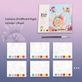 Dreamy Ocean watercolor painting book set with 20 pages and brush for kids - Dream Ocean (With Brush)