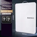 White anti-slip PE plastic cutting board with metal handle, size 500x350x30mm - Super Thick Super Large 500*350*30mm / White